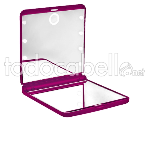 Beter Spiegel Ohh! Light Touch Double Folding mit LED Light ref pink