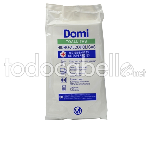Anian Domi Hydroalkoholische Wischtücher für mehrere Oberflächen 30 Uds