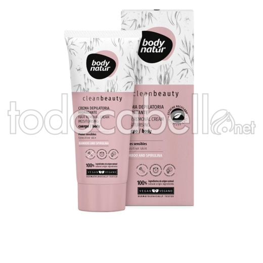 Body Natur Clean Beauty Crema Depilatoria Hidratante Cuerpo 200 Ml
