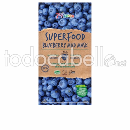 7th Heaven Superfood Blue Berry Mud Mask 10 Gr