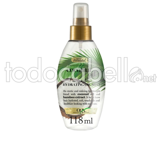 Ogx Coconut Oil Hydrating Hair Oil Mist 118 Ml