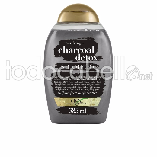 Ogx Purifying & Charcoal Detox Hair Shampoo 385ml