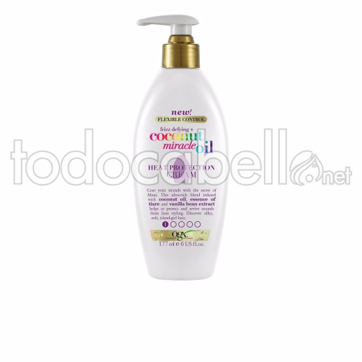 Ogx Coconut Miracle Oil Heat Protection Cream 177 Ml
