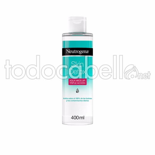 Neutrogena Skin Detox Agua Micelar Triple Accion 400 Ml