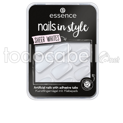 Essence Nails In Style Uñas Artificiales ref 11-sheer Whites 12 U
