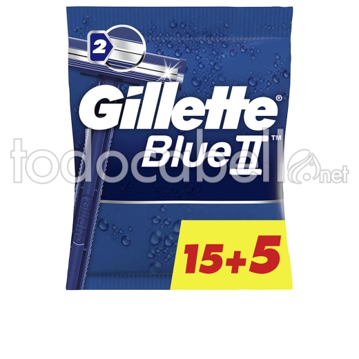 Gillette Blue Ii Cuchilla Afeitar Desechables 20 U
