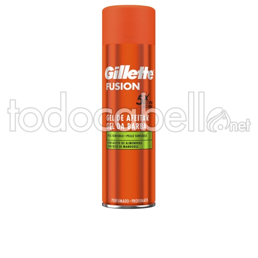 Gillette Fusion Gel De Afeitar Piel Sensible 200 Ml