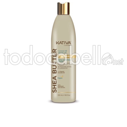 Kativa Shea Butter Coconut & Marula Oil Shampoo 550 Ml