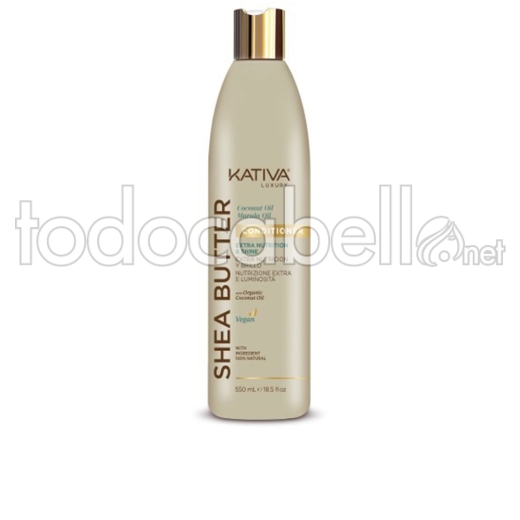 Kativa Shea Butter Coconut & Marula Oil Conditioner 550 Ml
