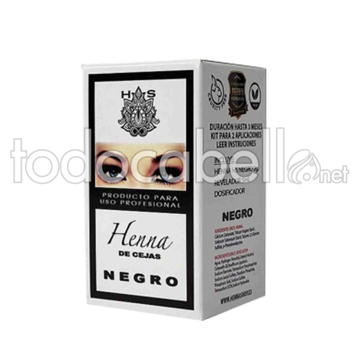 Black Augenbrauen-Henna HS -Set