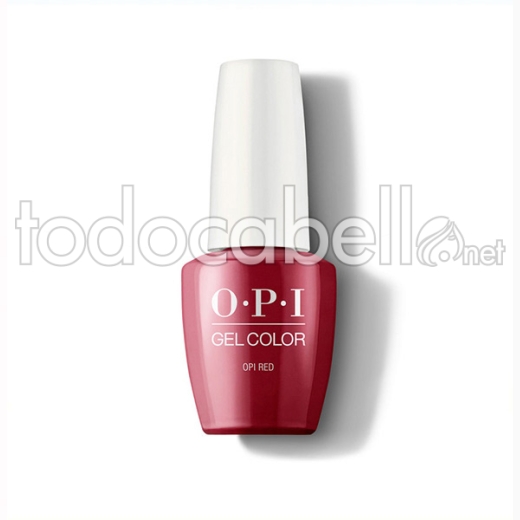 Opi Gel Color Opi Red / Rojo 15 Ml (gc L72a)