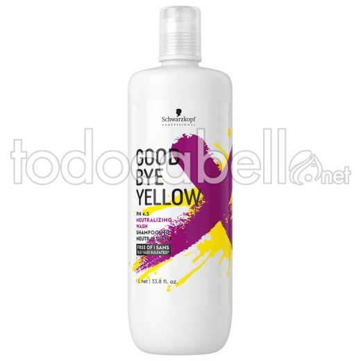 Schwarzkopf Good Bye Yellow Neutralisierendes Shampoo 1L