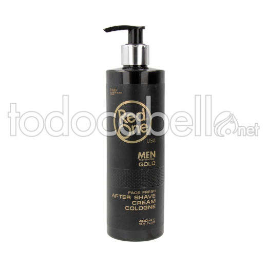 Red One Face Fresh After Shave Men Gold Cologne Crema 400 Ml