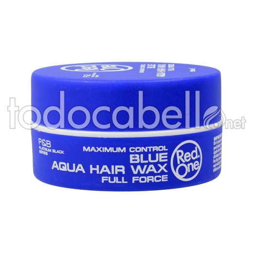 Red One Full Force Aqua Hair Wax Blue Gel 150 Ml