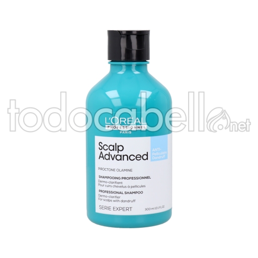 L'oréal Professionnel Paris Scalp Advanced Anti-dandruff Dermo-clarifier Shampoo 300 Ml