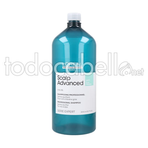 L'oréal Professionnel Paris Scalp Advanced Anti-oiliness Dermo-purifier Shampoo 1500 Ml