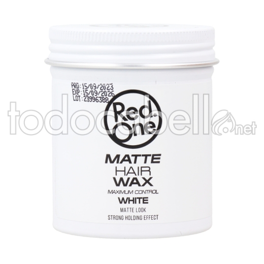 Red One Mat Wax Look White 100 Ml