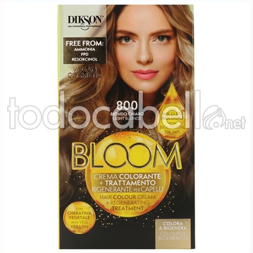 Dikson Bloom Crema Color 800 Rubio Claro