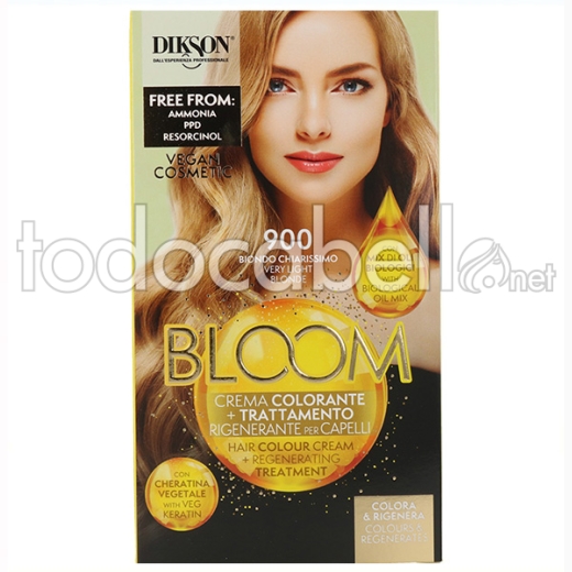 Dikson Bloom Crema Color 900 Rubio Clarisimo