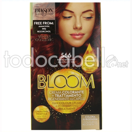 Dikson Bloom Crema Color 566 Rojo Caoba