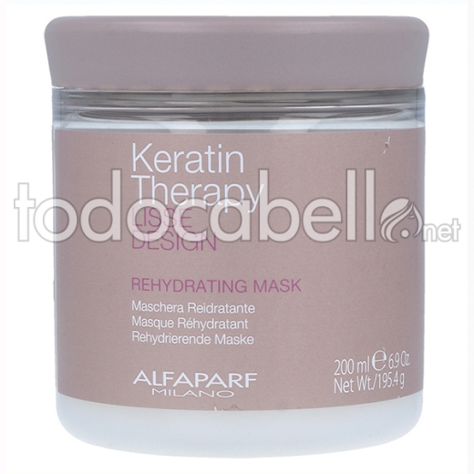 Alfaparf Keratin Lisse Design Therapy Rehyd Haarmaske 200ml