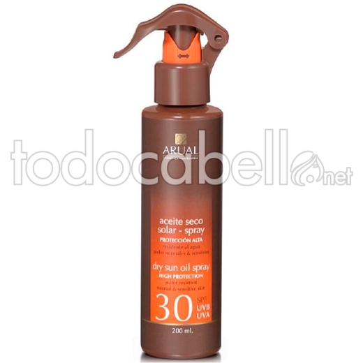 Arual Spray Sunscreen Dry oil 30 SPF. 200 ml