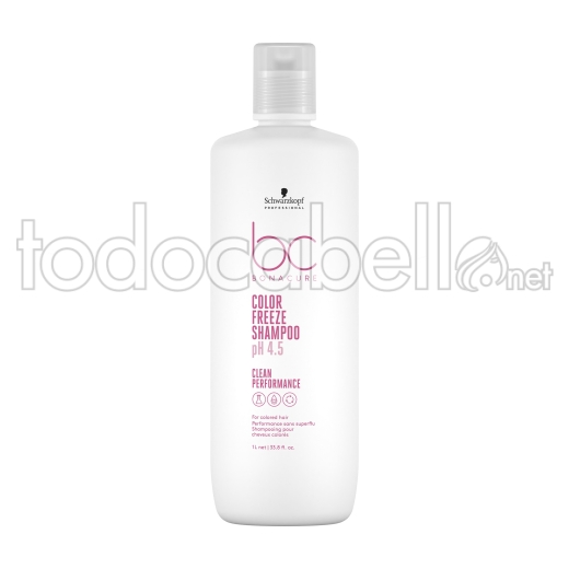 Schwarzkopf Vegan Care BC Color Freeze pH 4,5 Coloriertes Haar Shampoo 1000ml
