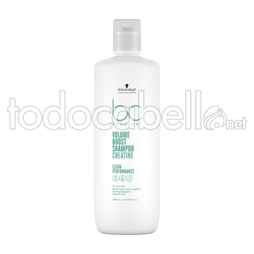 Schwarzkopf Vegan Care BC Volumen Boost Kreatin Shampoo feines Haar 1000ml
