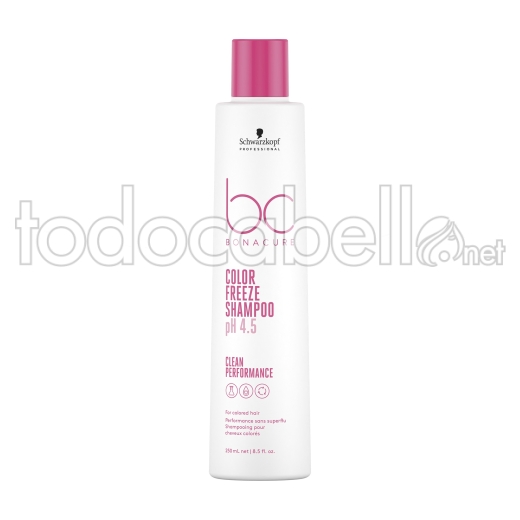 Schwarzkopf Vegan Care BC Color Freeze pH 4,5 Coloriertes Haar Shampoo 250ml