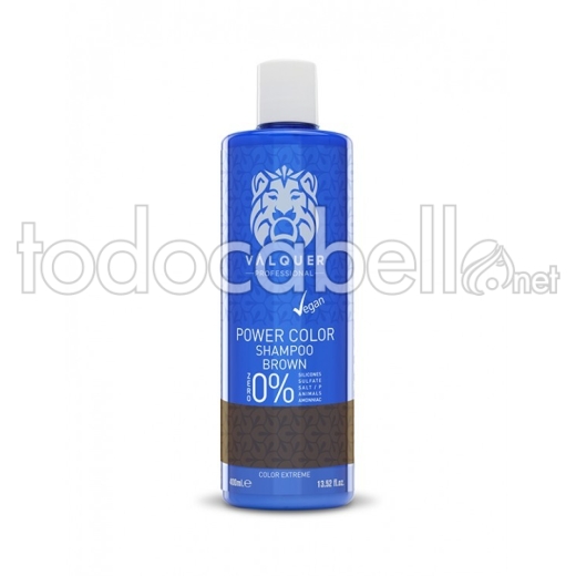 Valquer Power Color Shampoo de color Brown 400ml