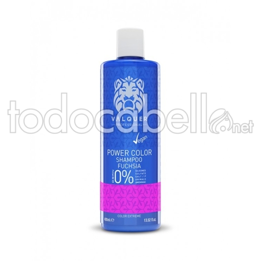 Valquer Power Color Shampoo de color Fucsia 400ml