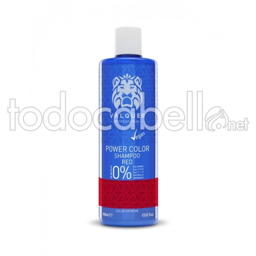 Valquer Power Color Shampoo de color Rojo 400ml