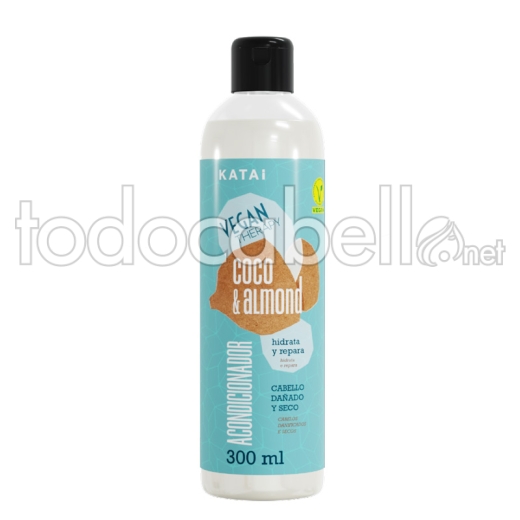 Katai Vegan Therapy Coco & Mandelmilch Conditioner Beschädigtes und trockenes Haar 300ml