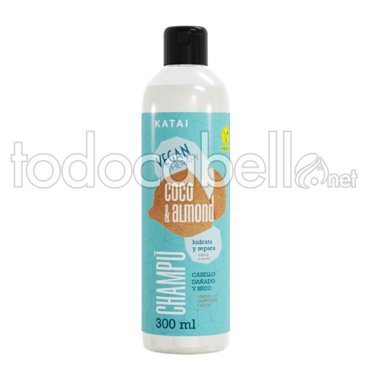Katai Vegan Therapy Coco & Mandel Shampoo Beschädigtes und trockenes Haar 300ml