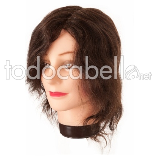 Natural Hair-Mannequin-Kopf Eurostil 20-30cm Ref: 01455