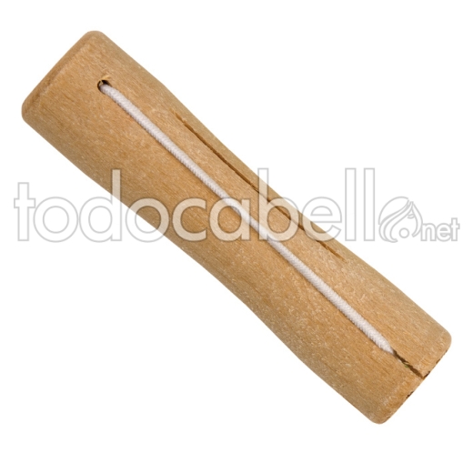 Eurostil Beutel 6 Stück Holz Lockenwickler No. 12 Ref: 01550