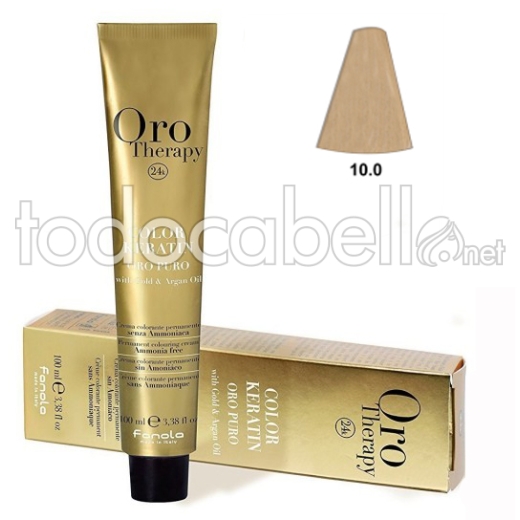 Fanola Tinte Oro Therapy "Ohne Ammoniak" 10.0 Rubio platino extra 100ml
