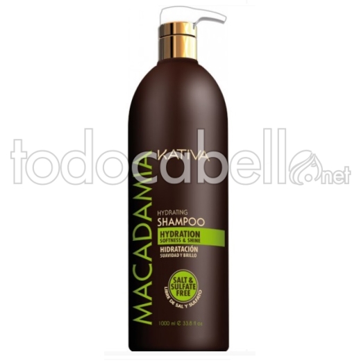 Feuchtigkeitsspendende Shampoo 1000ml Macadamia Kativa