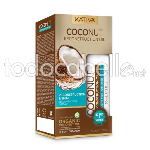 Kativa Coconut Reconstruction & Shine Oil 60ml