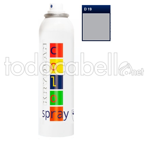 Kryolan Color Spray 150ml D19 Grey 150ml Fantasie