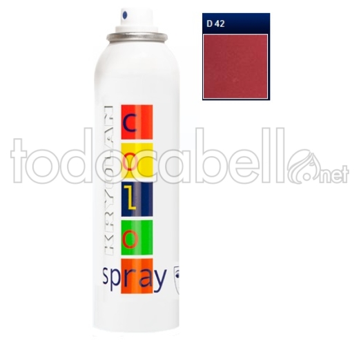 Kryolan Color Spray Red 150ml Dark Fantasy D42