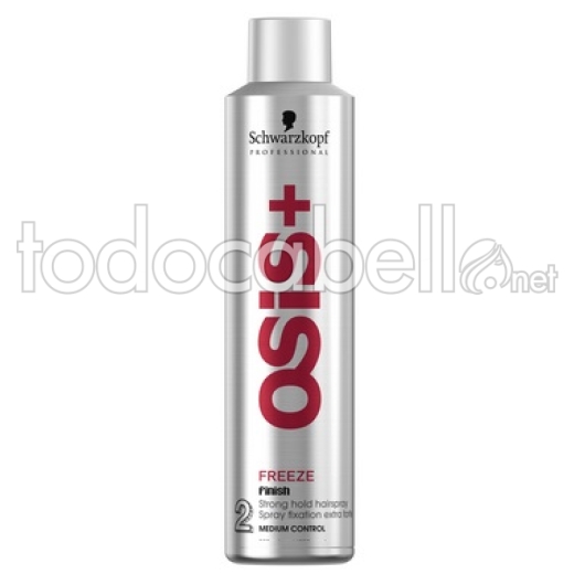 Schwarz Osis + Freeze-Hairspray 300ml starke Fixierung.