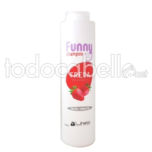 Lustige Liheto Shampoo ohne Salz duftend Strawberry 500ml