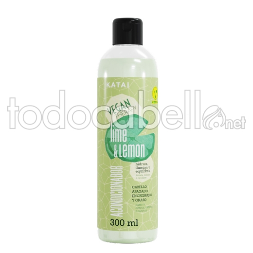 Katai Vegan Therapy Limetten- und Zitronen Conditioner Mattes, krauses und fettiges Haar 300 ml