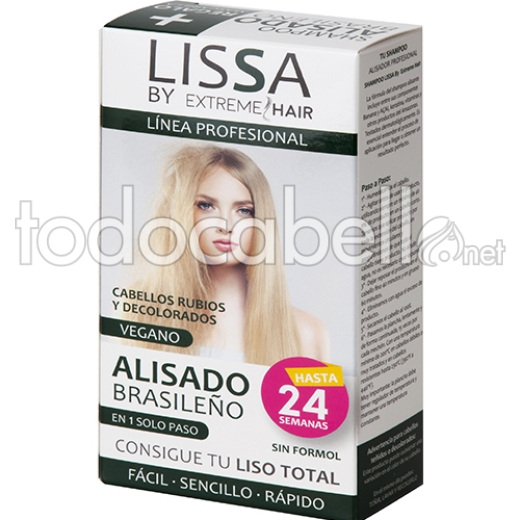 Extreme Hair Nanoplastia Vegane brasilianische Glättung für Blondes Haar