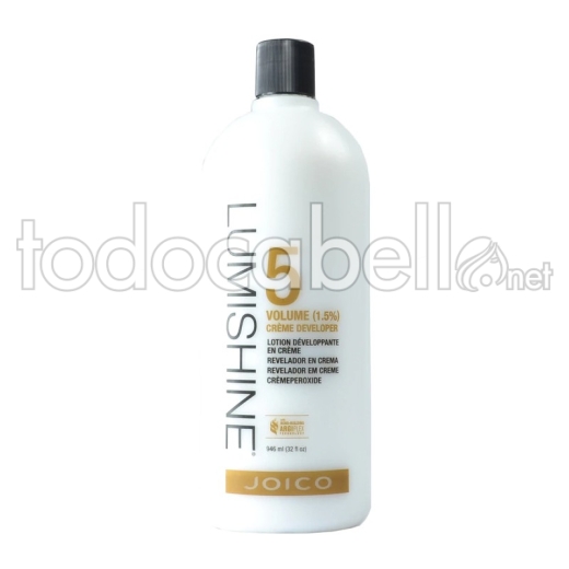 Joico Tinte Permanente Lumishine Oxidante en Crema 5 volumenes 1,5% 950ml