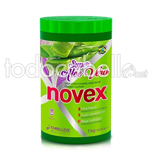 Novex Super Aloe Vera Maske für strapaziertes Haar 1000ml
