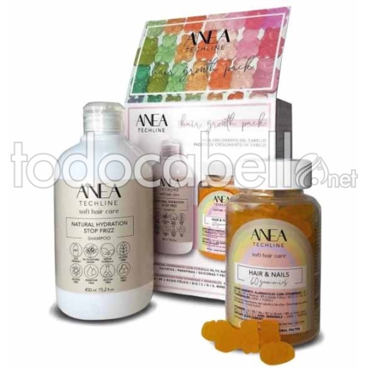 Anea Techline Pack Anti-Haarausfall Shampoo 450ml + Gummies 60cap