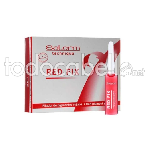 Salerm Red Fix Fixierer für rötliche Pigmente 12x5ml