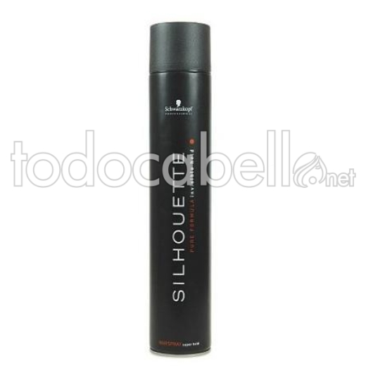 Schwarzkopf Silhouette Hairspray pur.  Extra Strong Hold-Hair Spray 750ml.